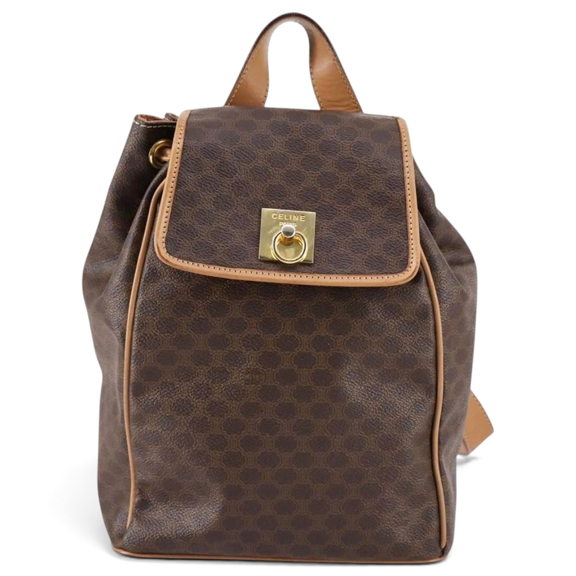 Leather backpack