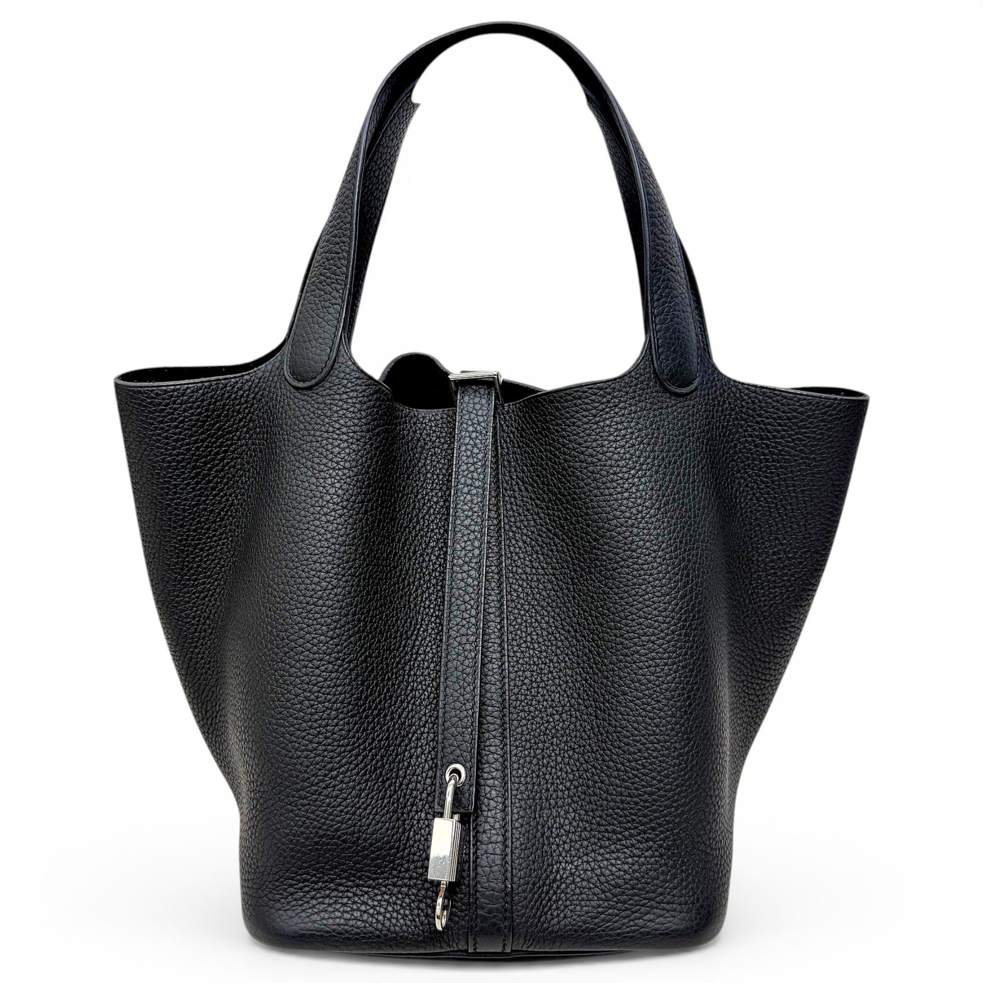 Picotin leather handbag