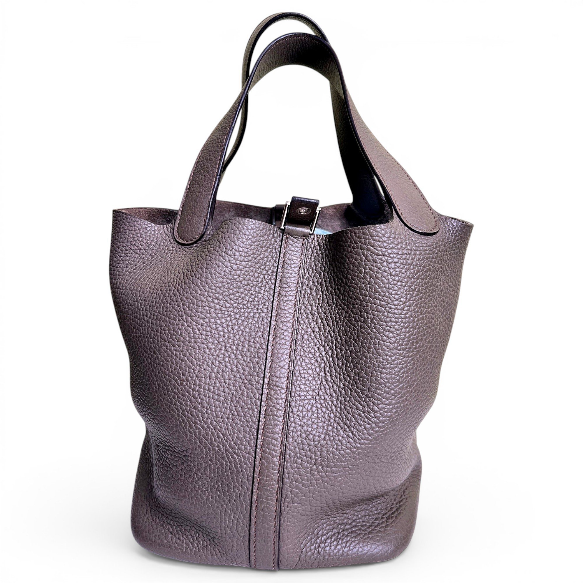 Picotin leather handbag
