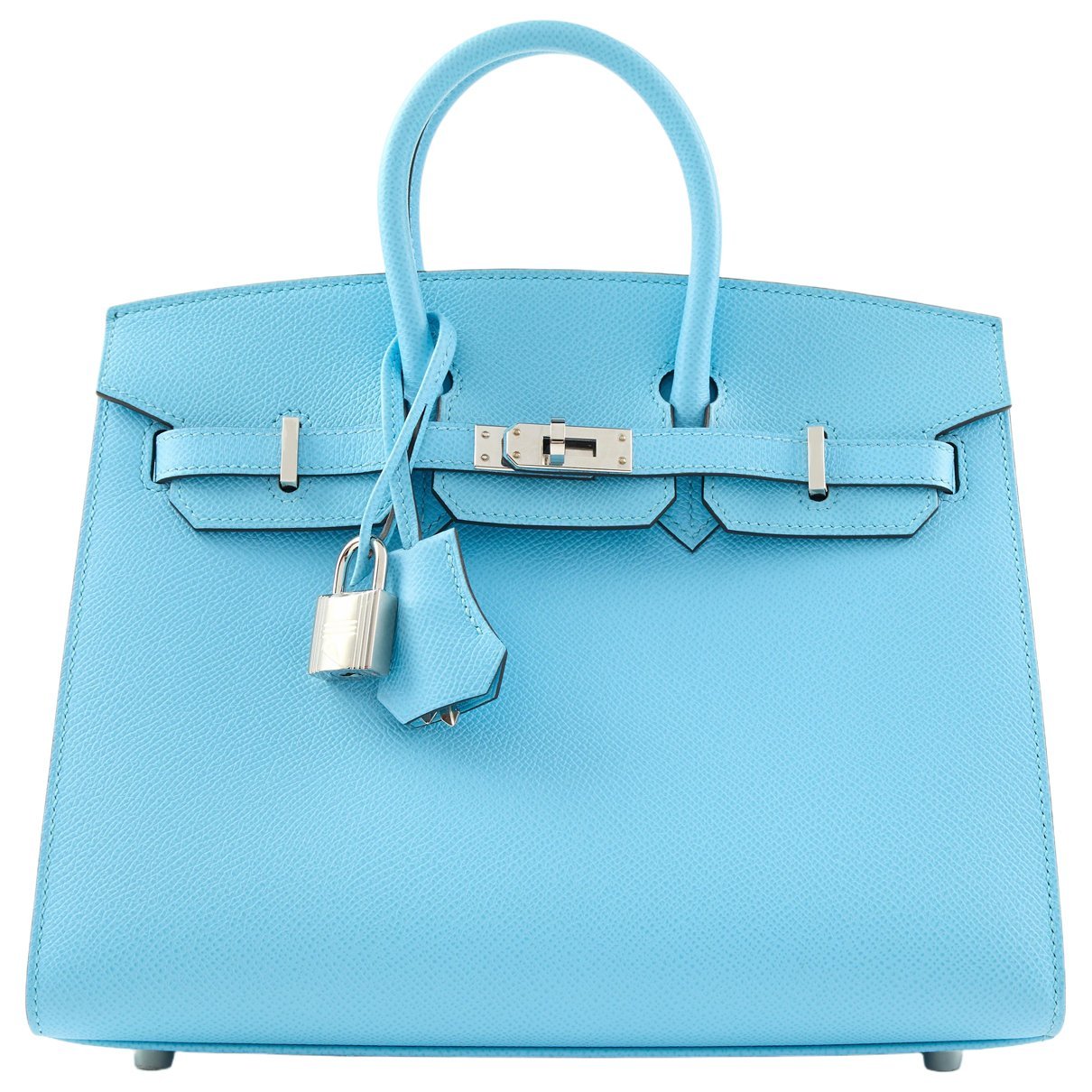 Birkin 25 leather handbag