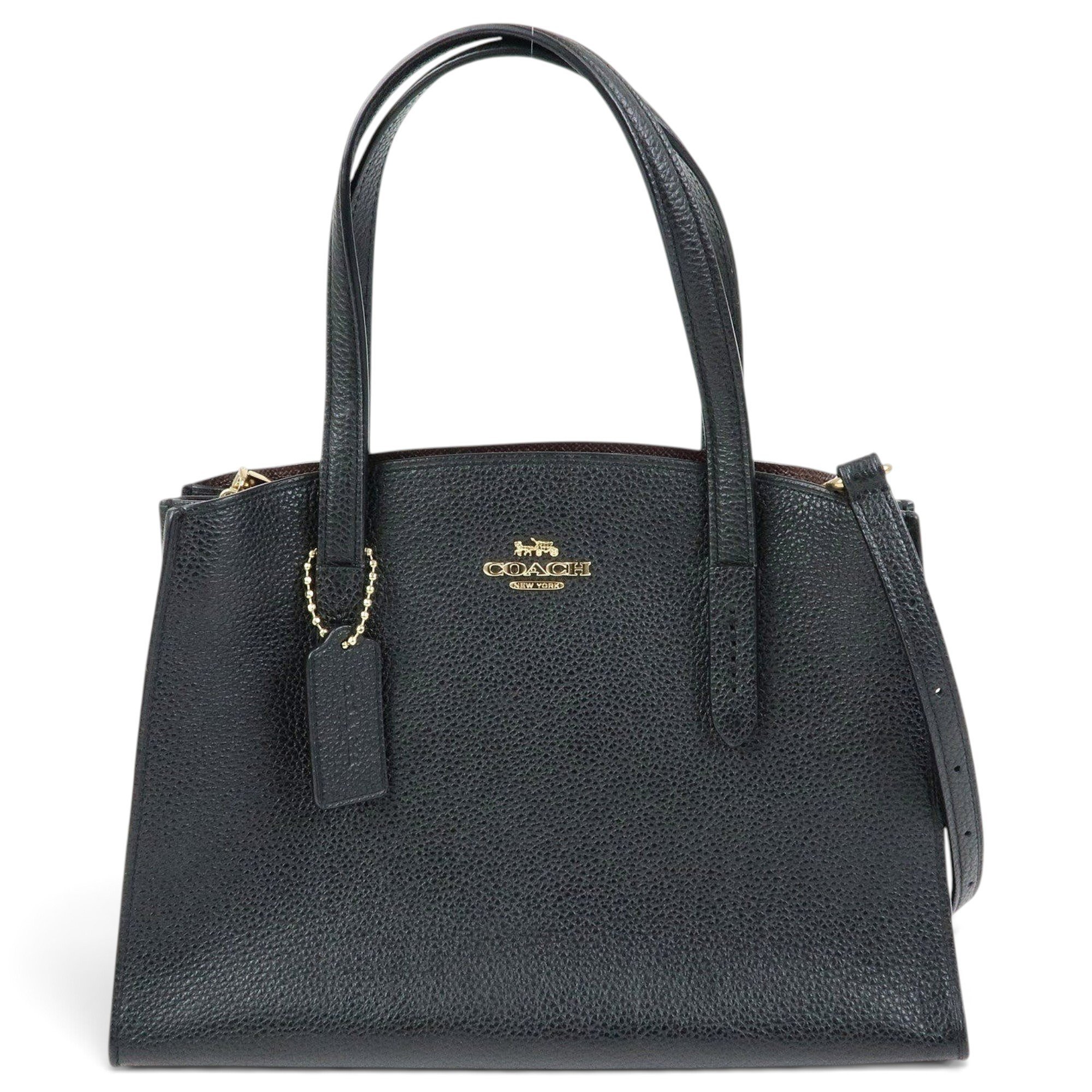 Leather handbag