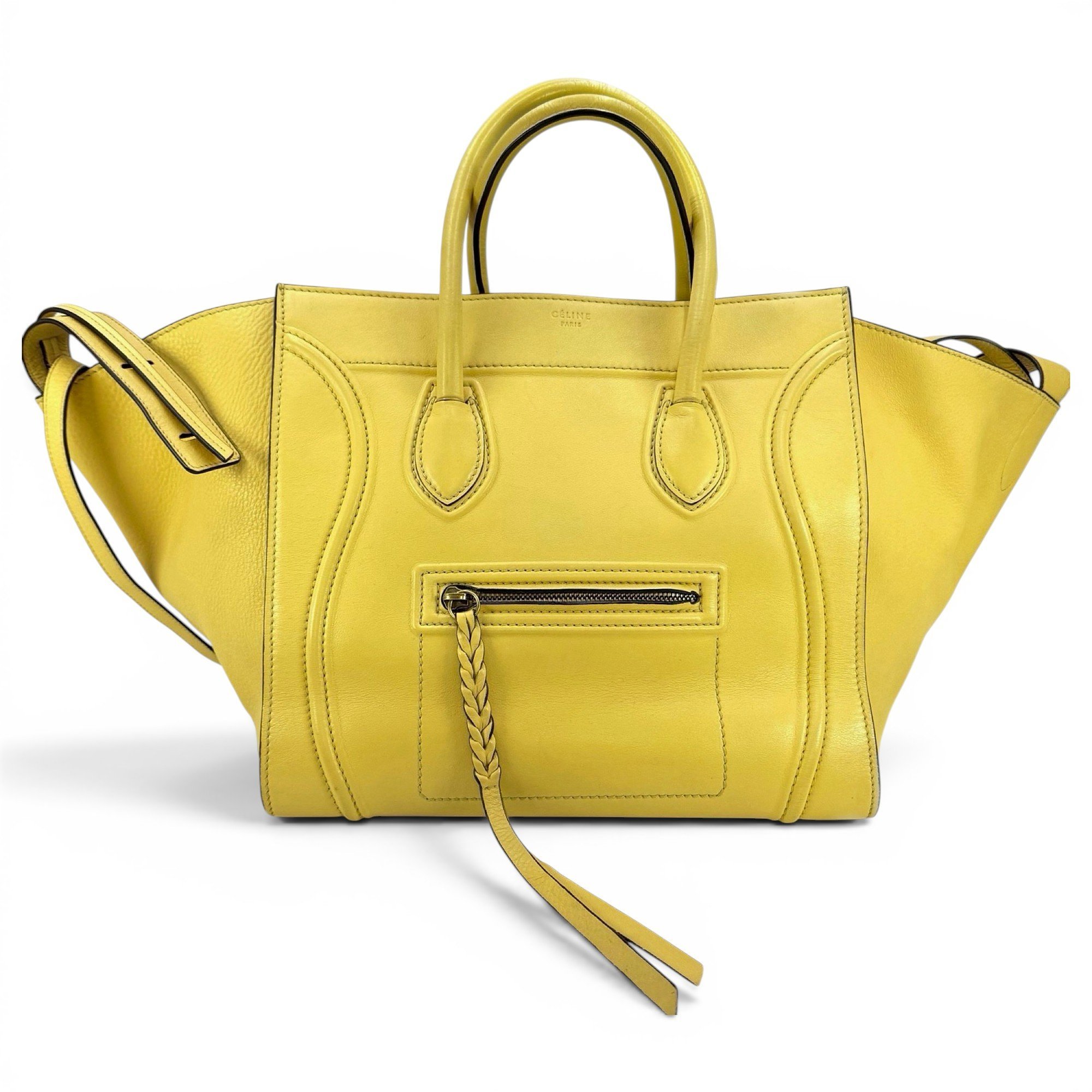 Luggage leather handbag