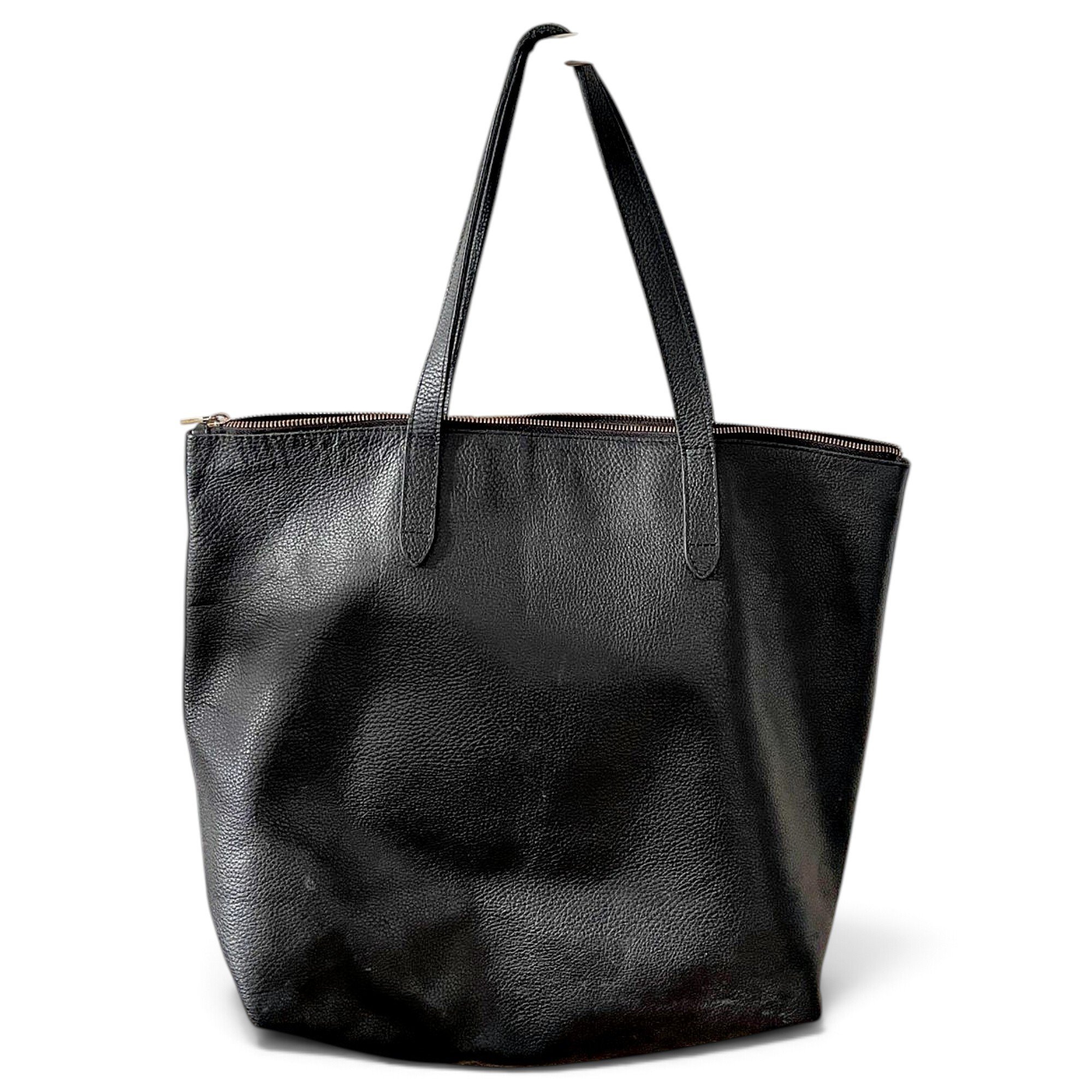 Leather tote