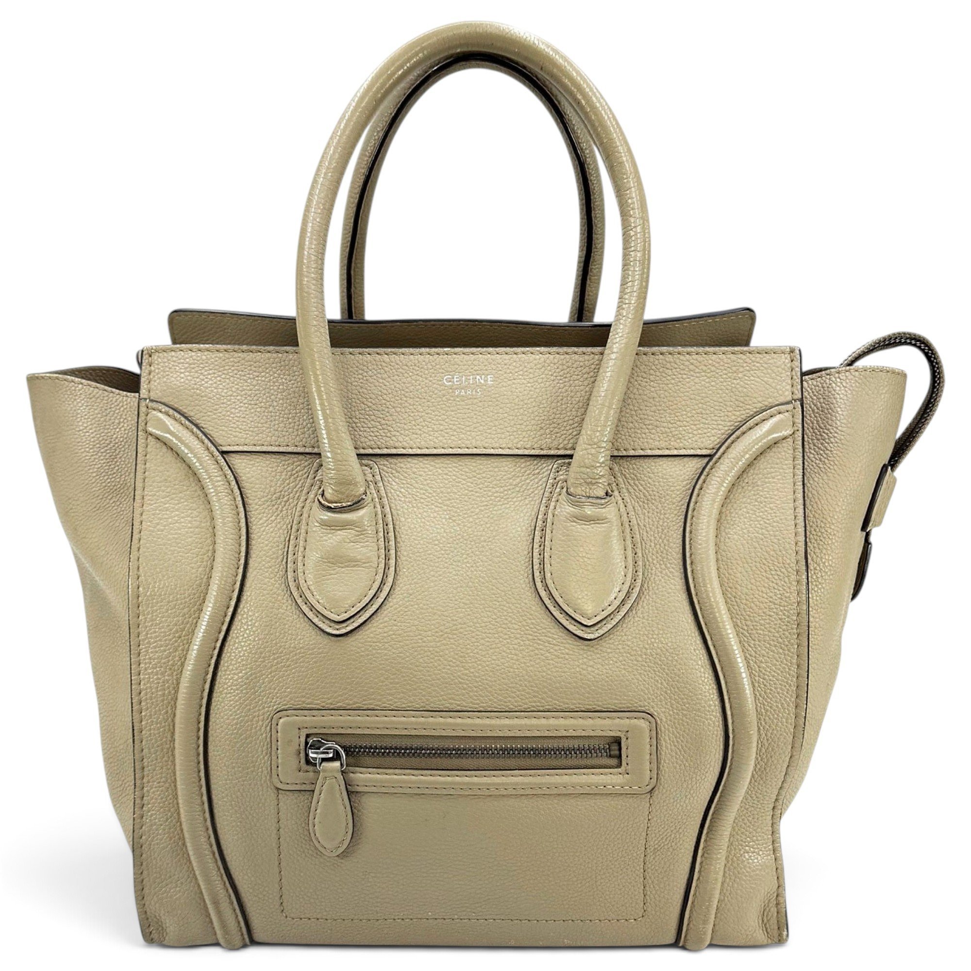 Luggage leather handbag