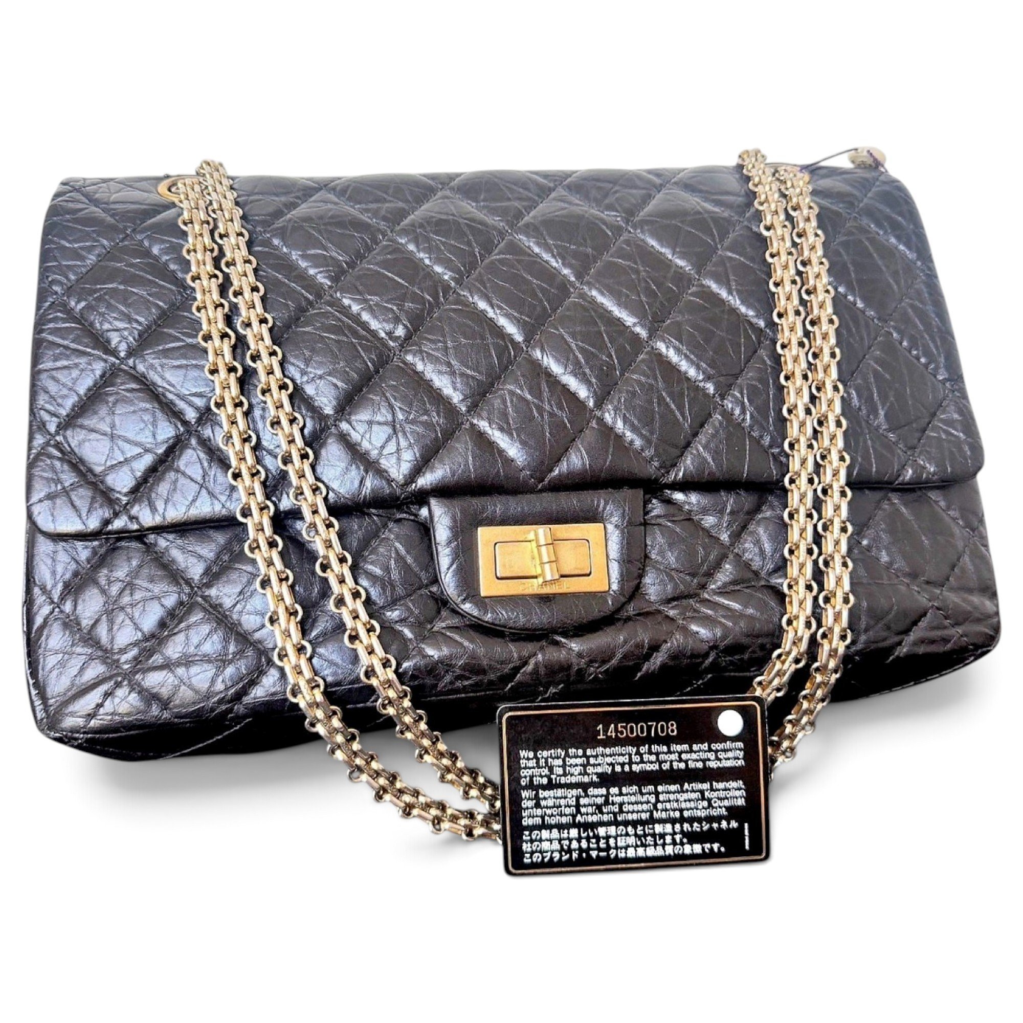 2.55 leather handbag