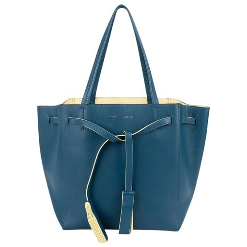 Cabas leather handbag