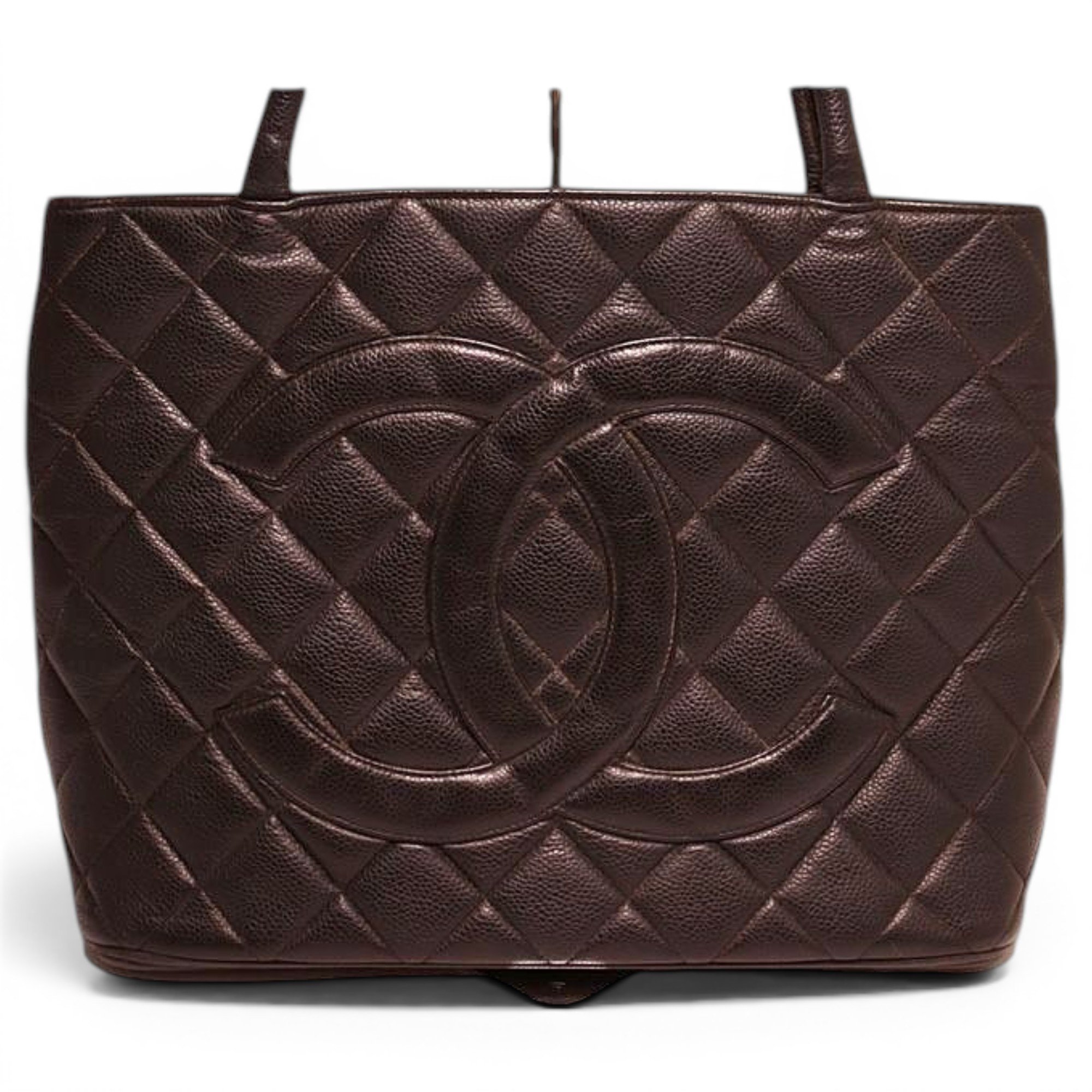 2.55 leather tote