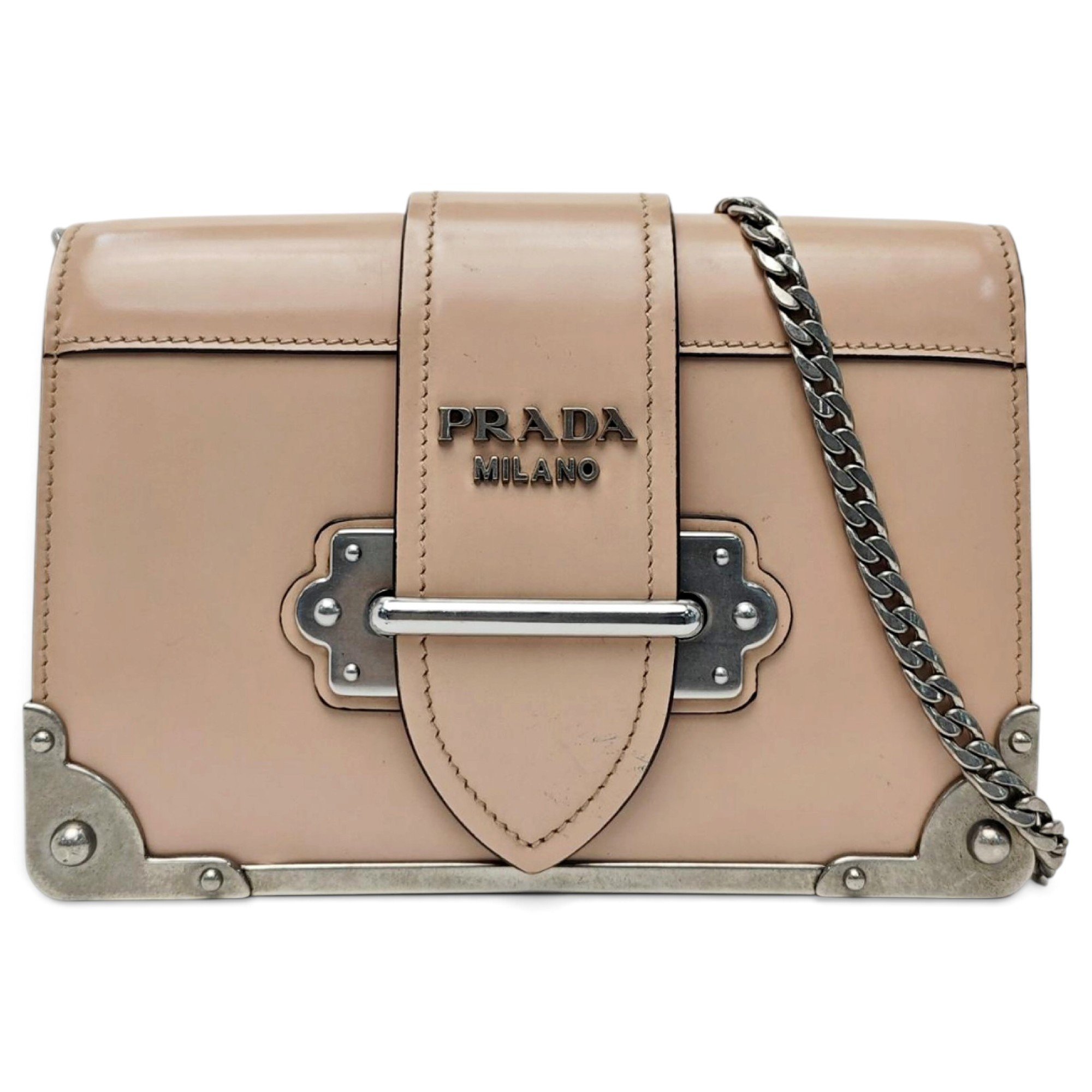 Cahier leather handbag