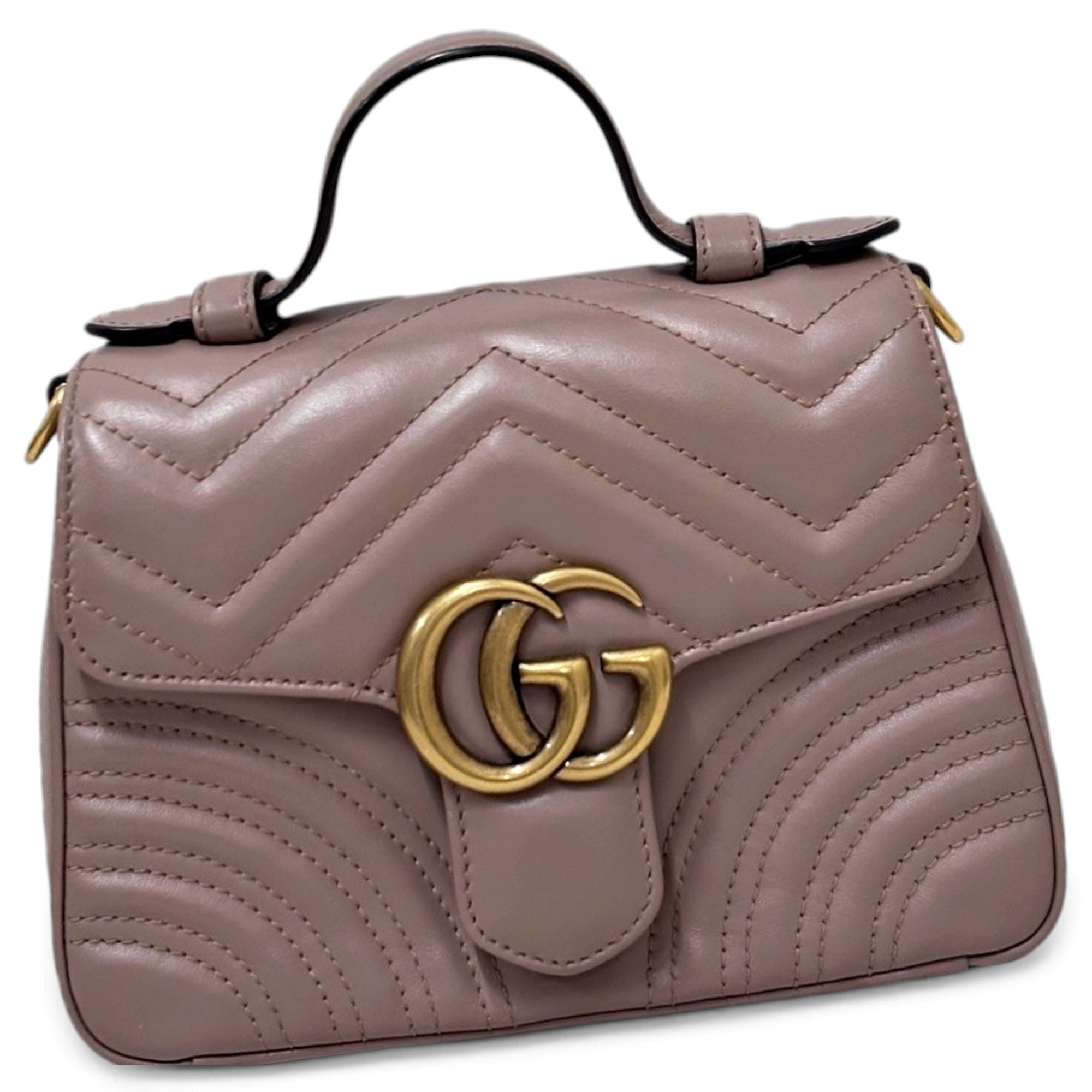 GG Marmont Flap leather handbag