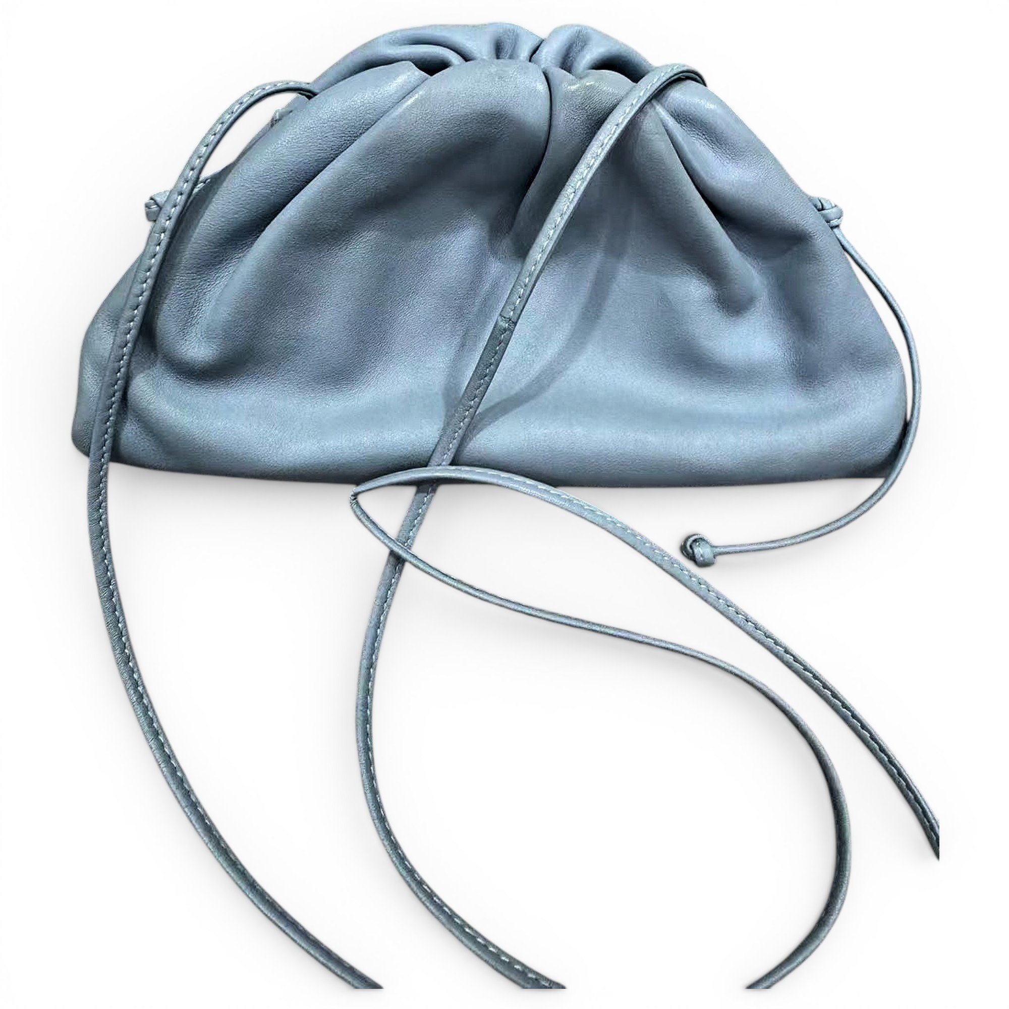 Pouch leather handbag
