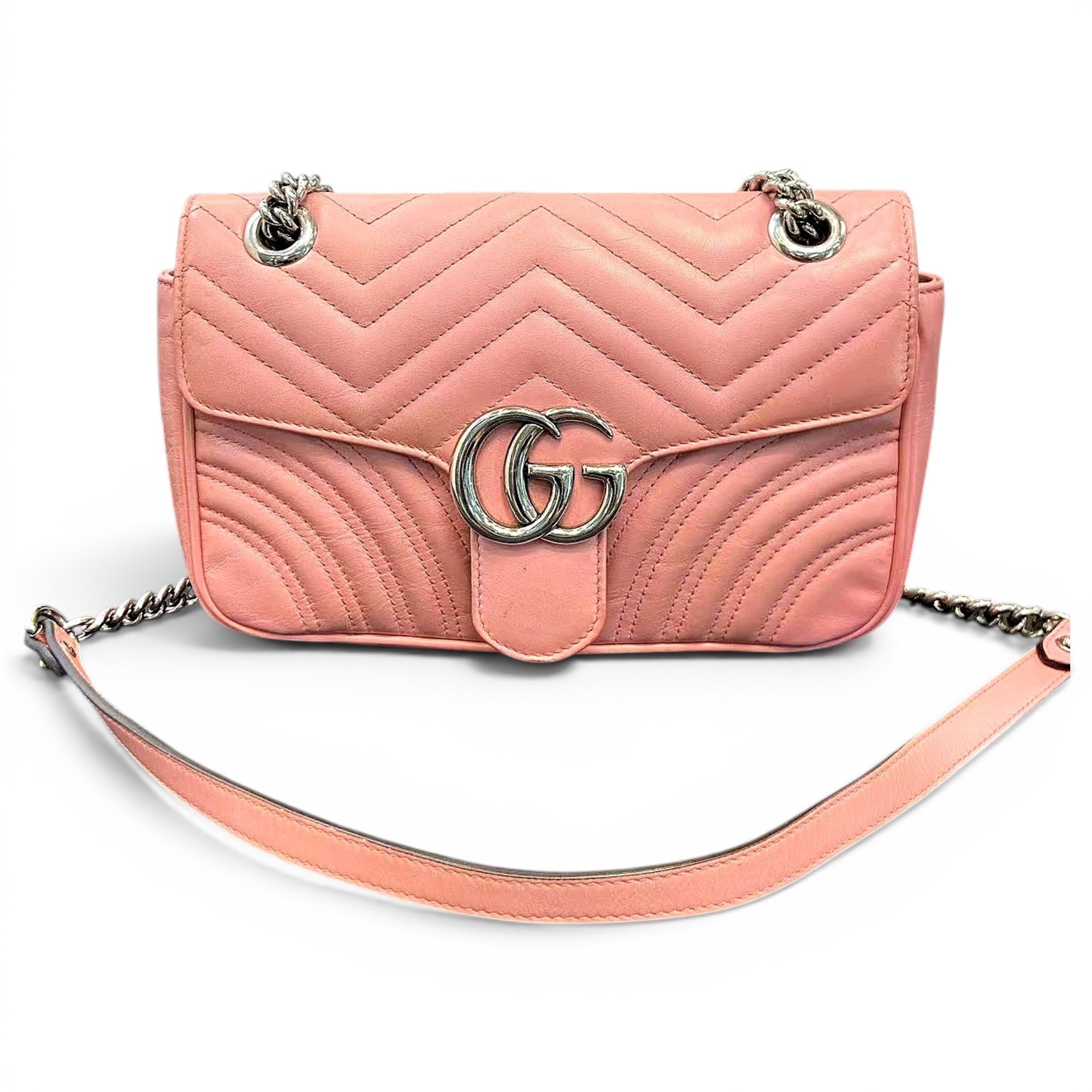 GG Marmont Flap leather handbag