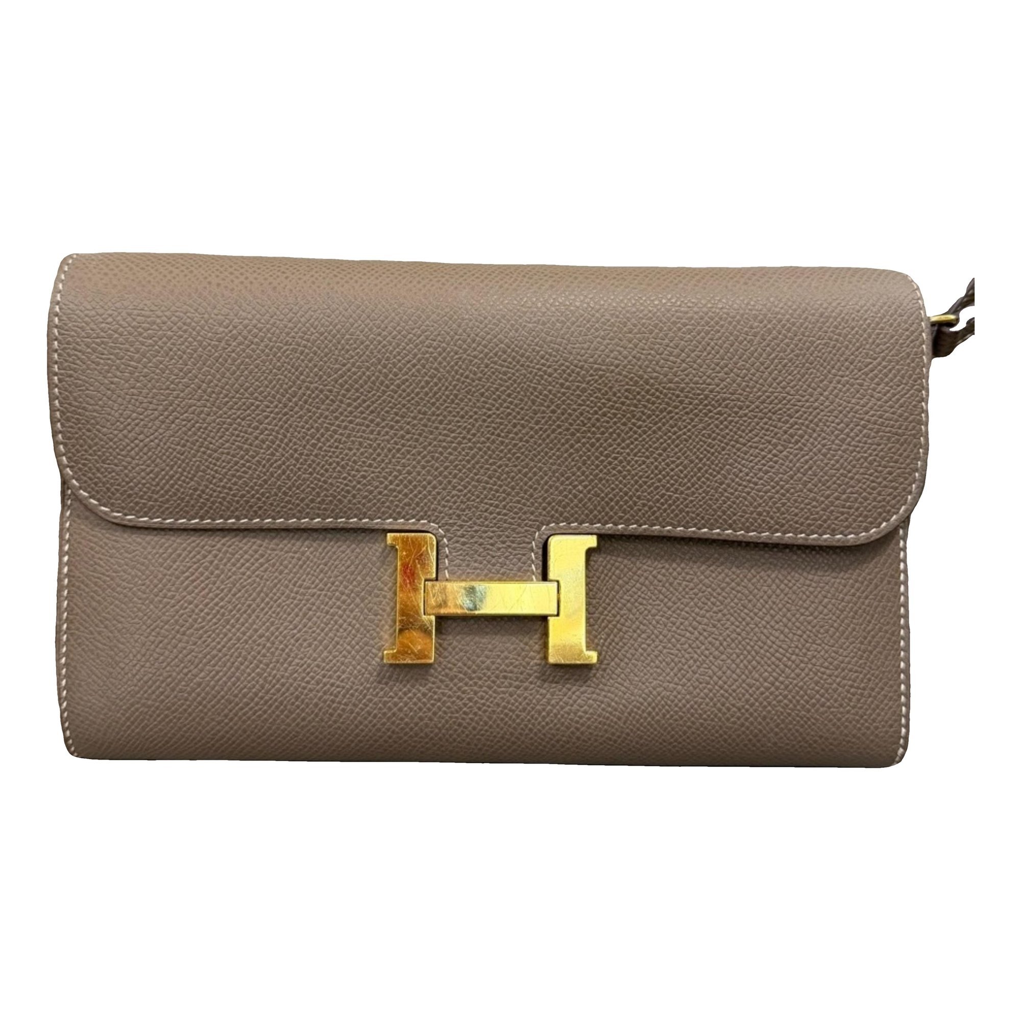 Hermes Constance 18 Handbag Etoupe Togo Leather