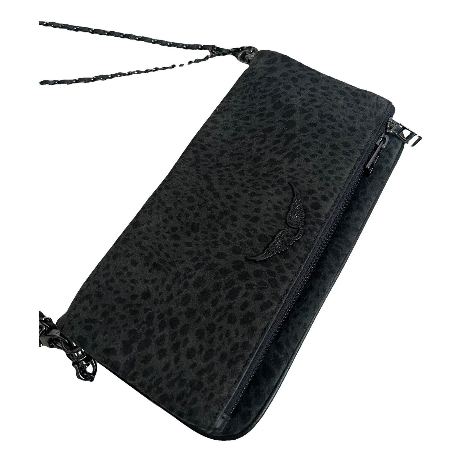 Rock leather crossbody bag