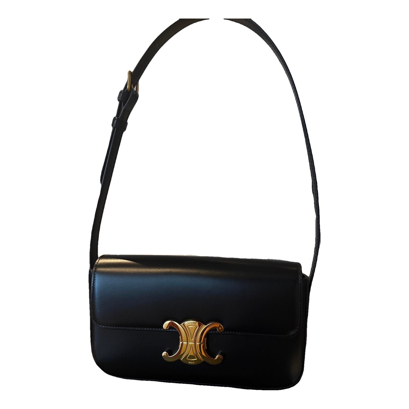 Triomphe leather handbag