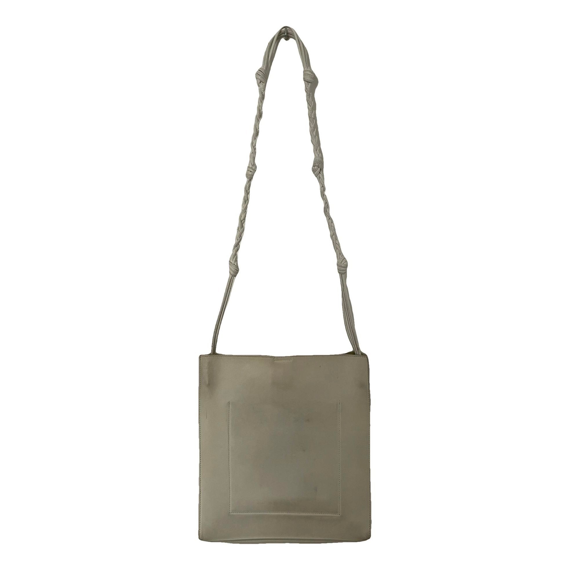 Leather clutch bag