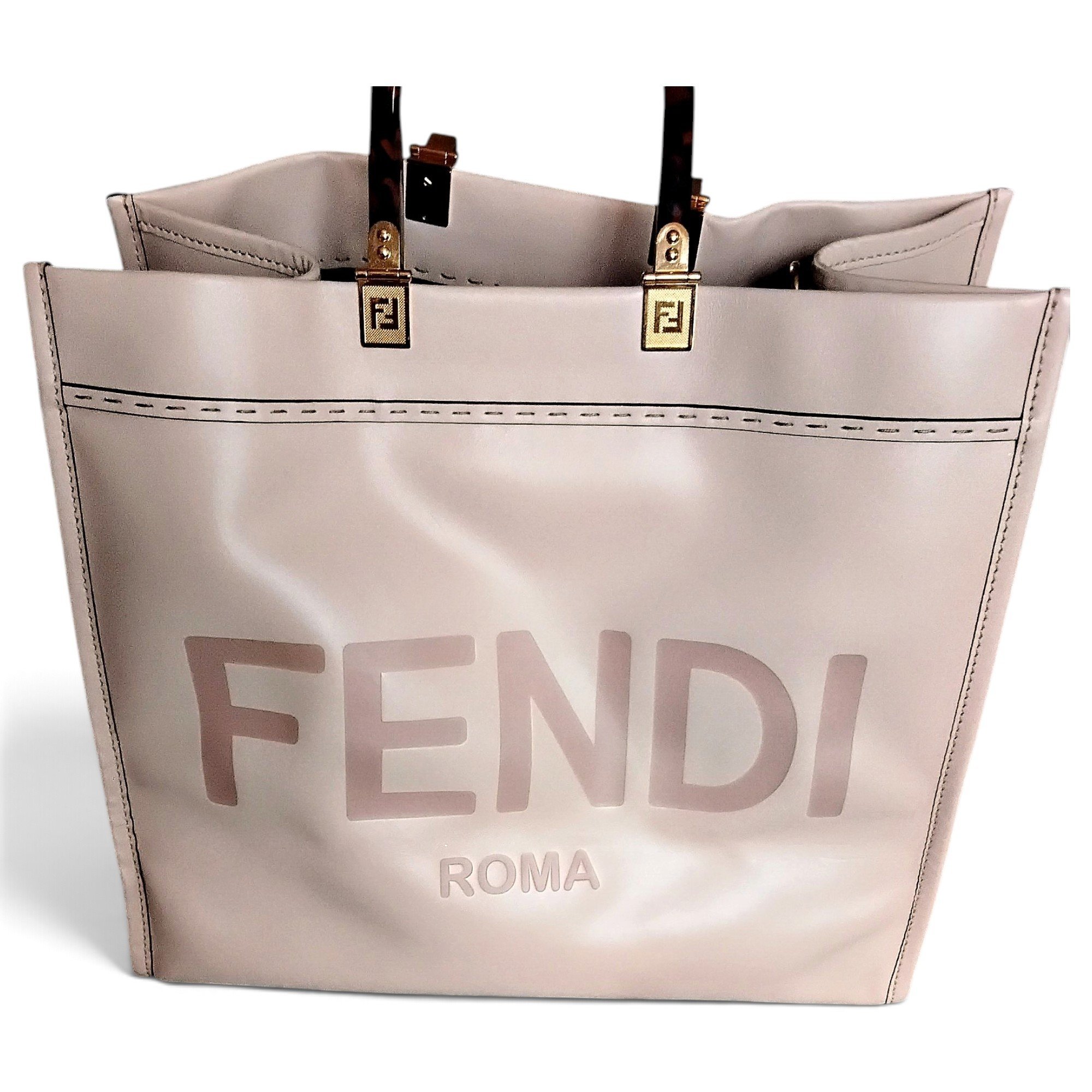 Sunshine leather tote
