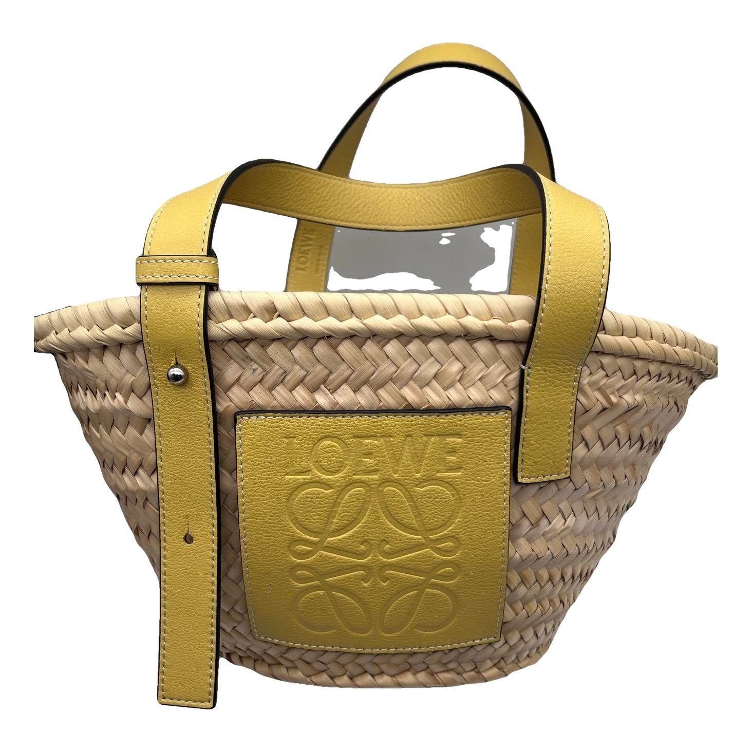 Anagram Basket leather handbag
