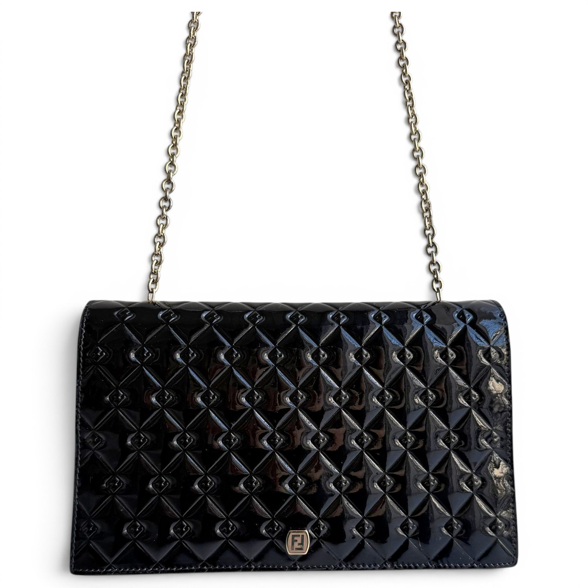 Patent leather crossbody bag