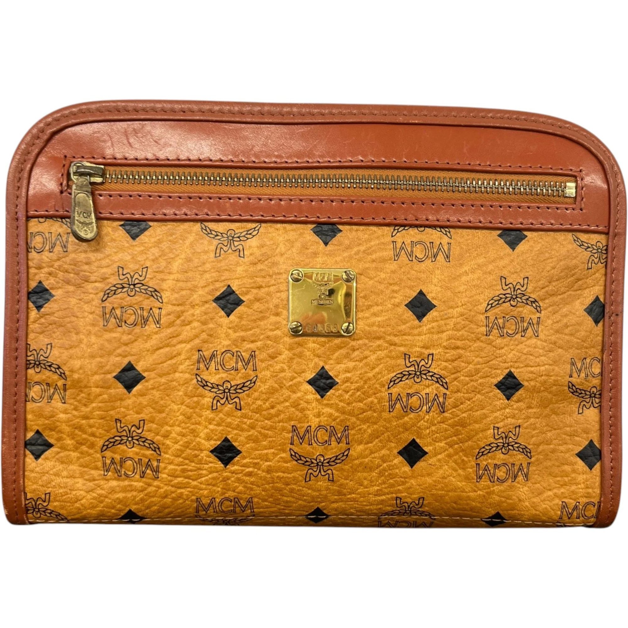 Leather vanity case