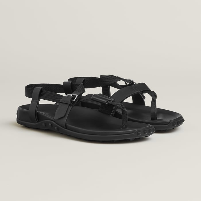Noir Inboard Sandal