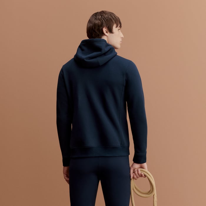 Navy Hermès Fit Sweatshirt