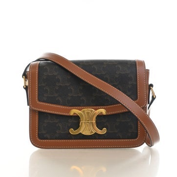 Triomphe Canvas Flap Bag