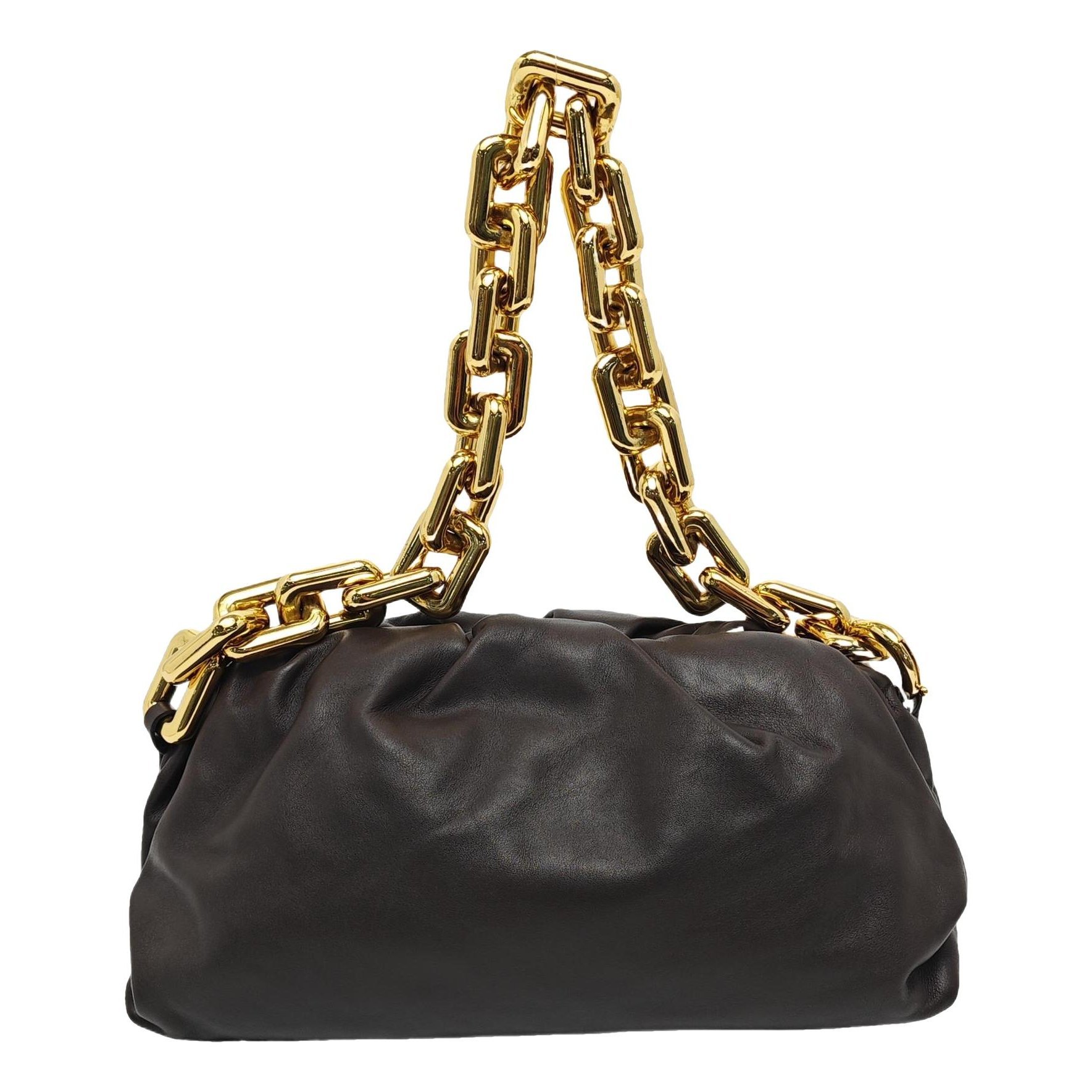 Chain Pouch leather handbag