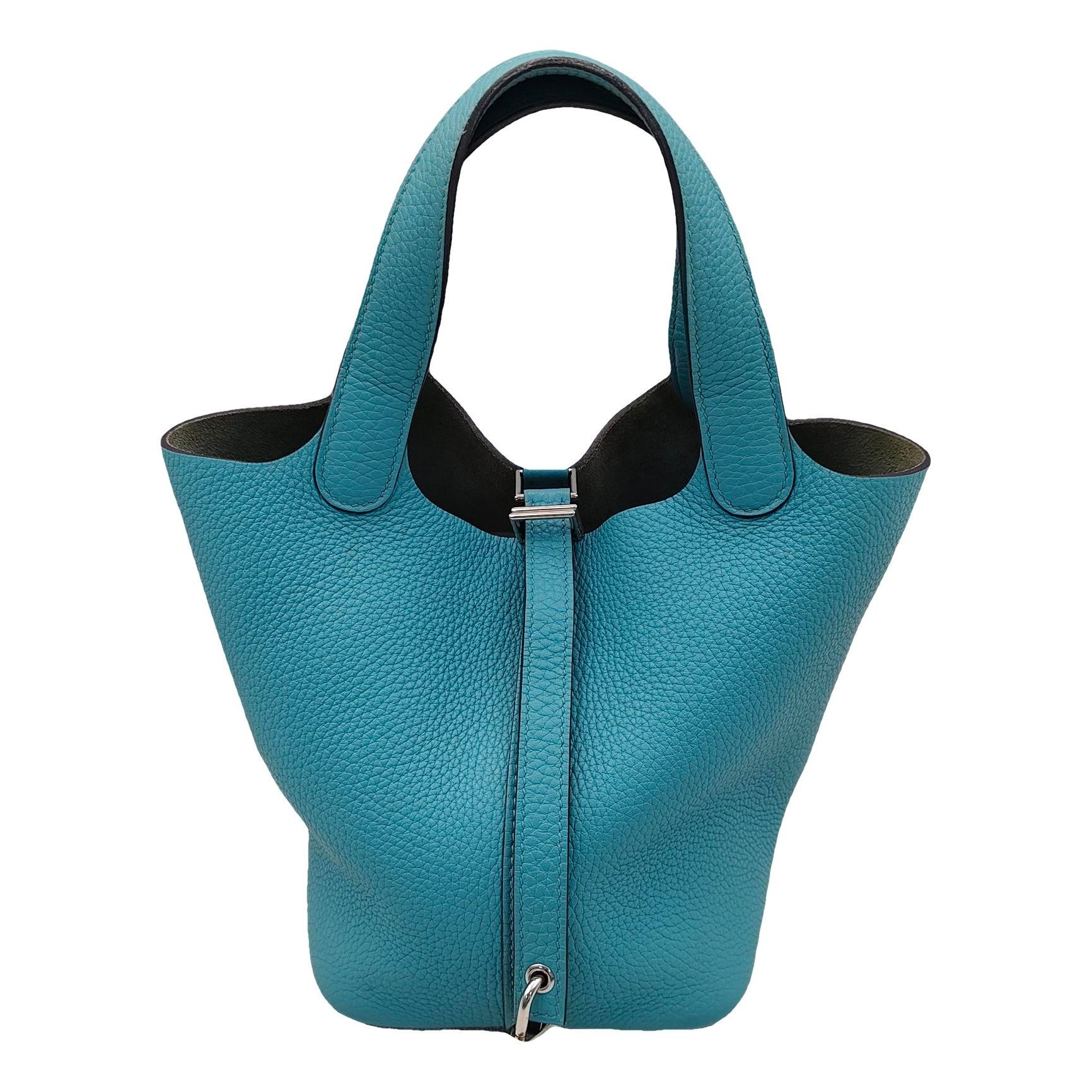 Picotin leather handbag