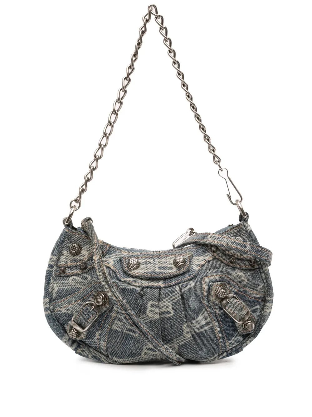 2022 Mini BB Monogram Denim Le Cagole satchel