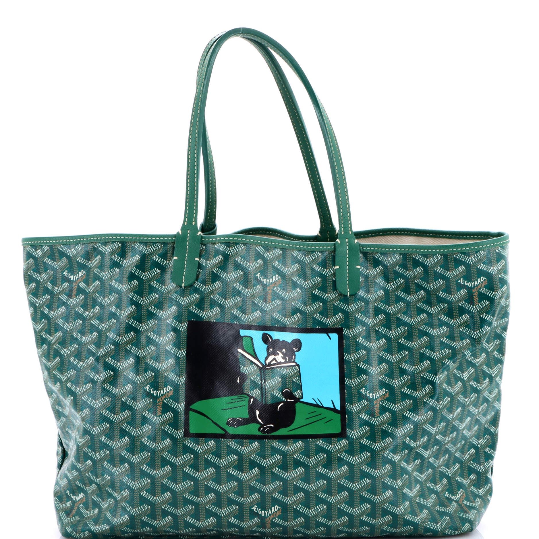 Goyard Saint Louis Tote Printed Coated Canvas PM