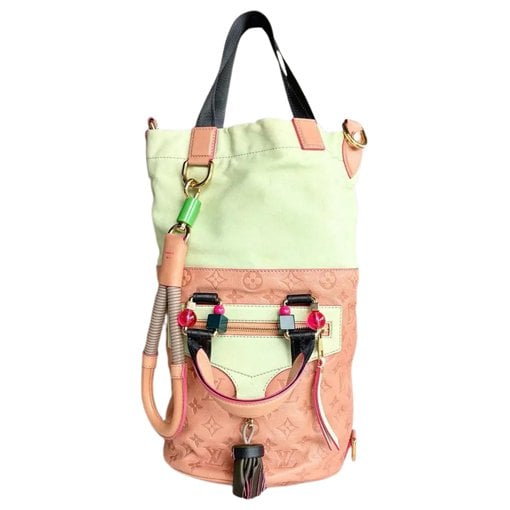 Duffle leather crossbody bag