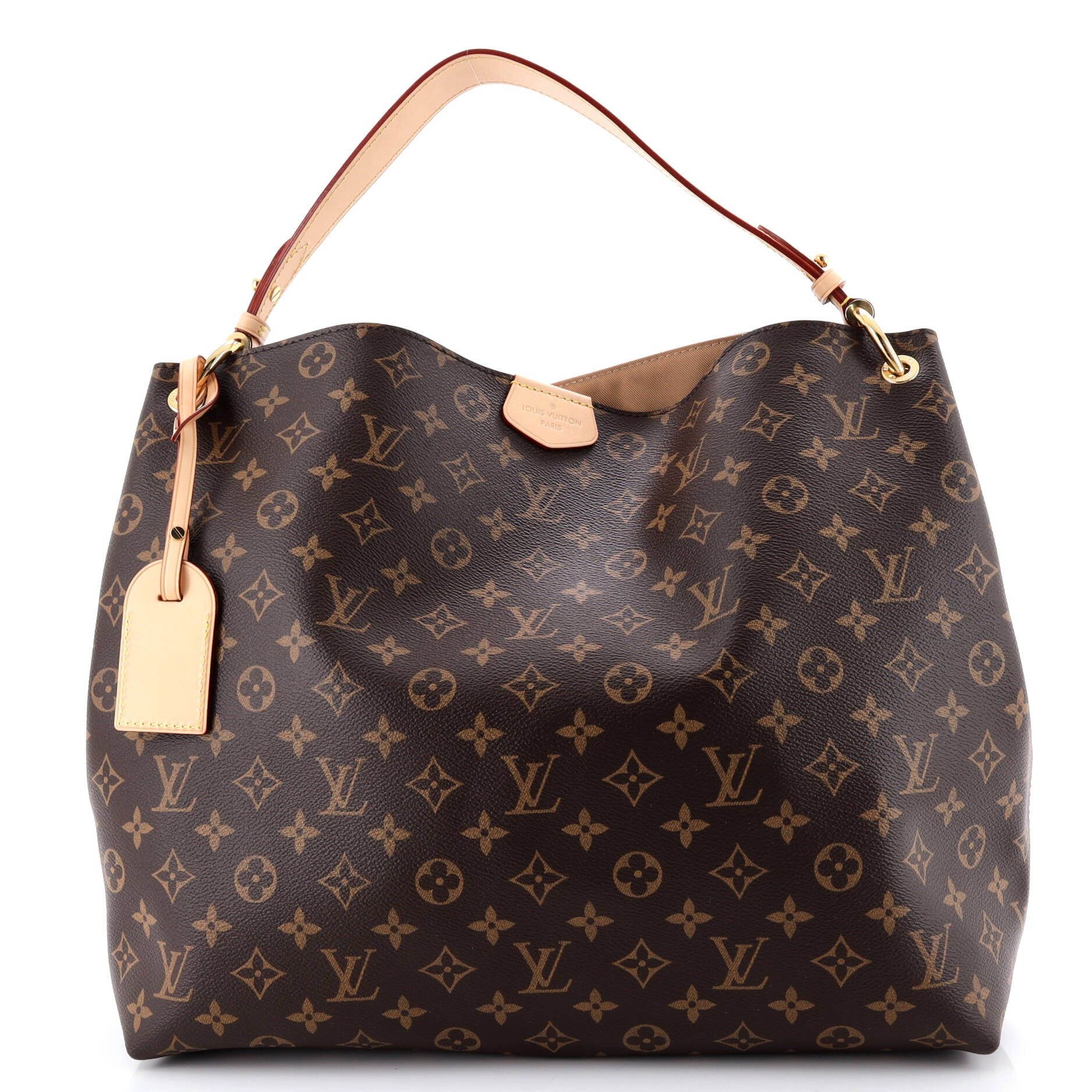 Louis Vuitton Graceful Handbag Monogram Canvas MM