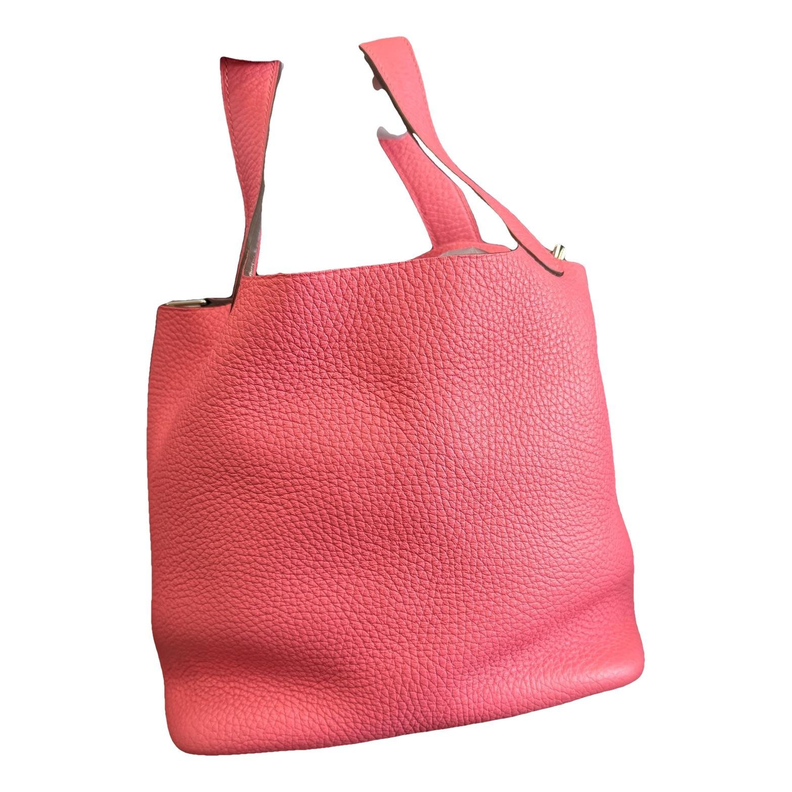 Picotin leather handbag