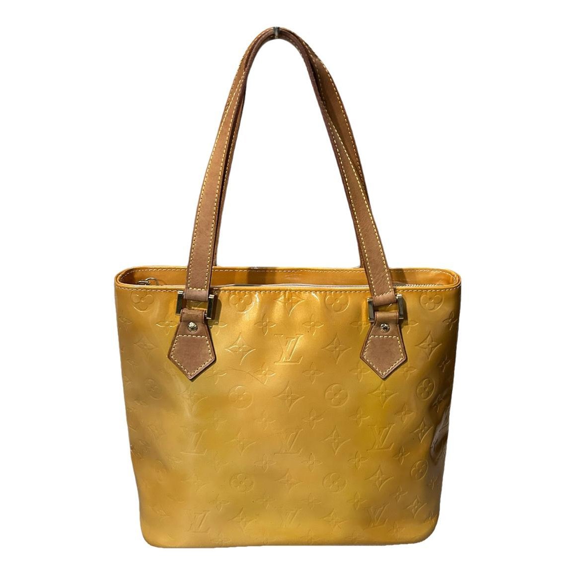 Houston patent leather handbag