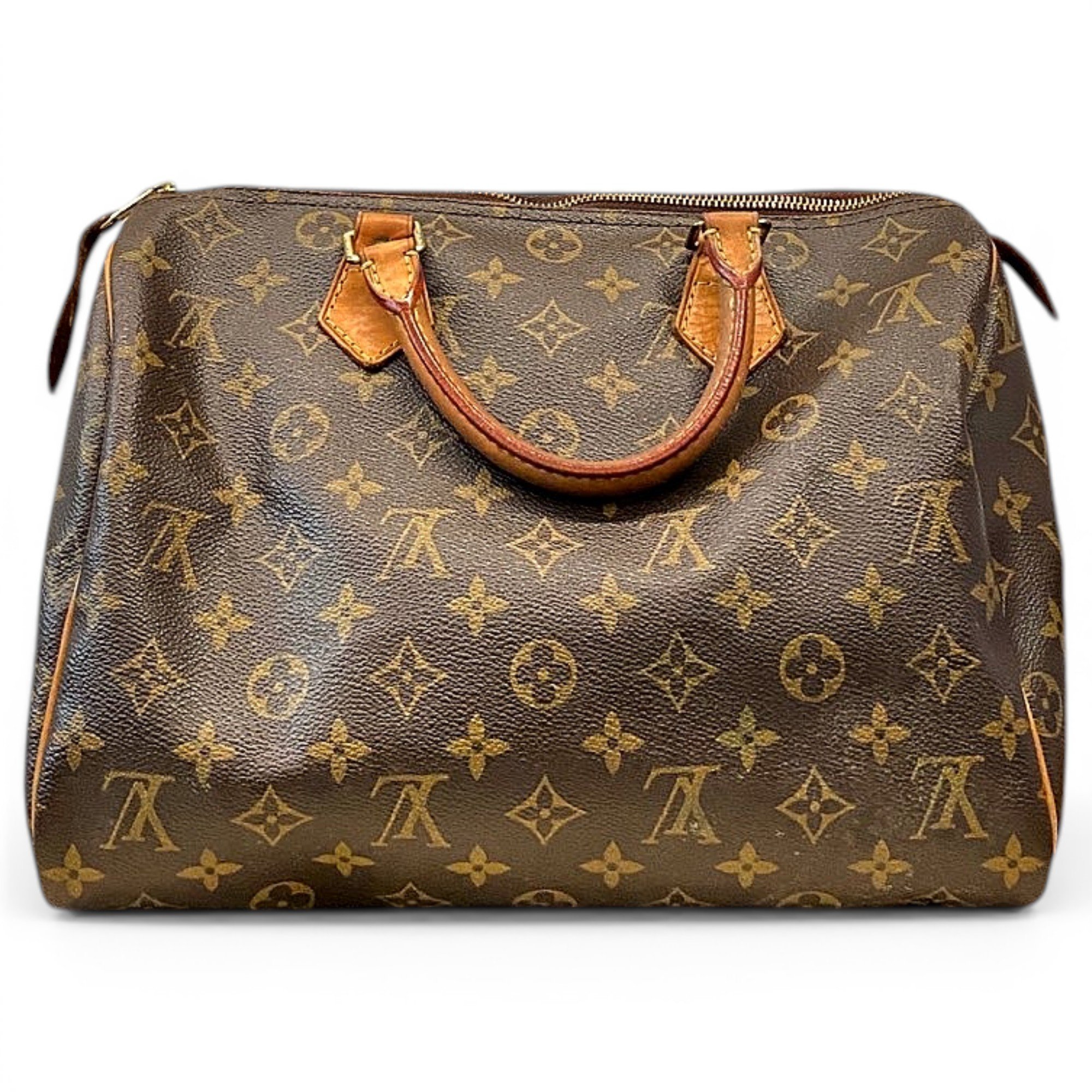 Speedy leather handbag