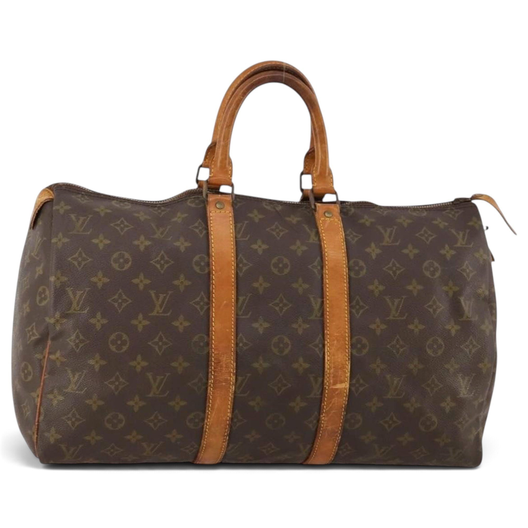 Keepall leather 48h bag