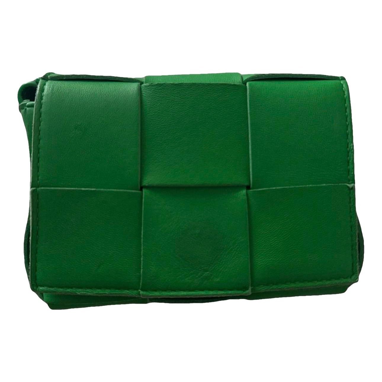 Cassette leather crossbody bag