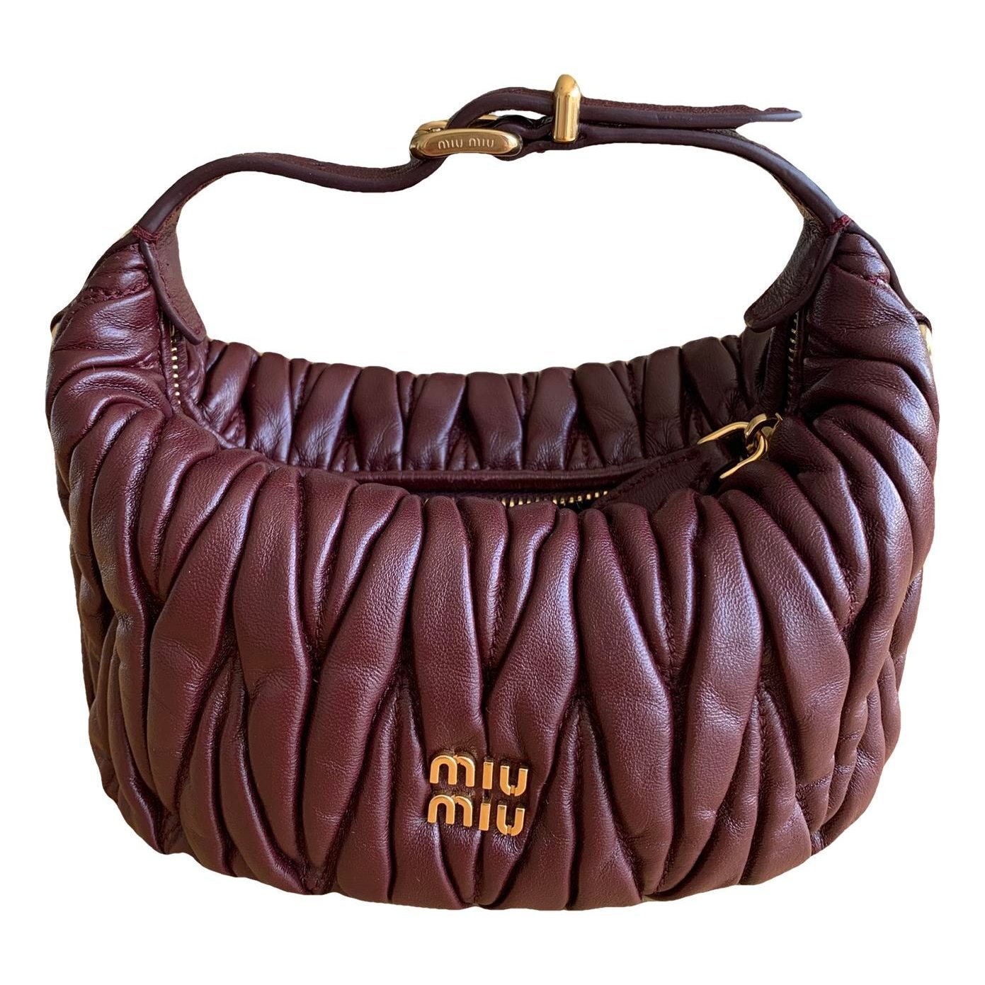 Miu Wander leather mini bag