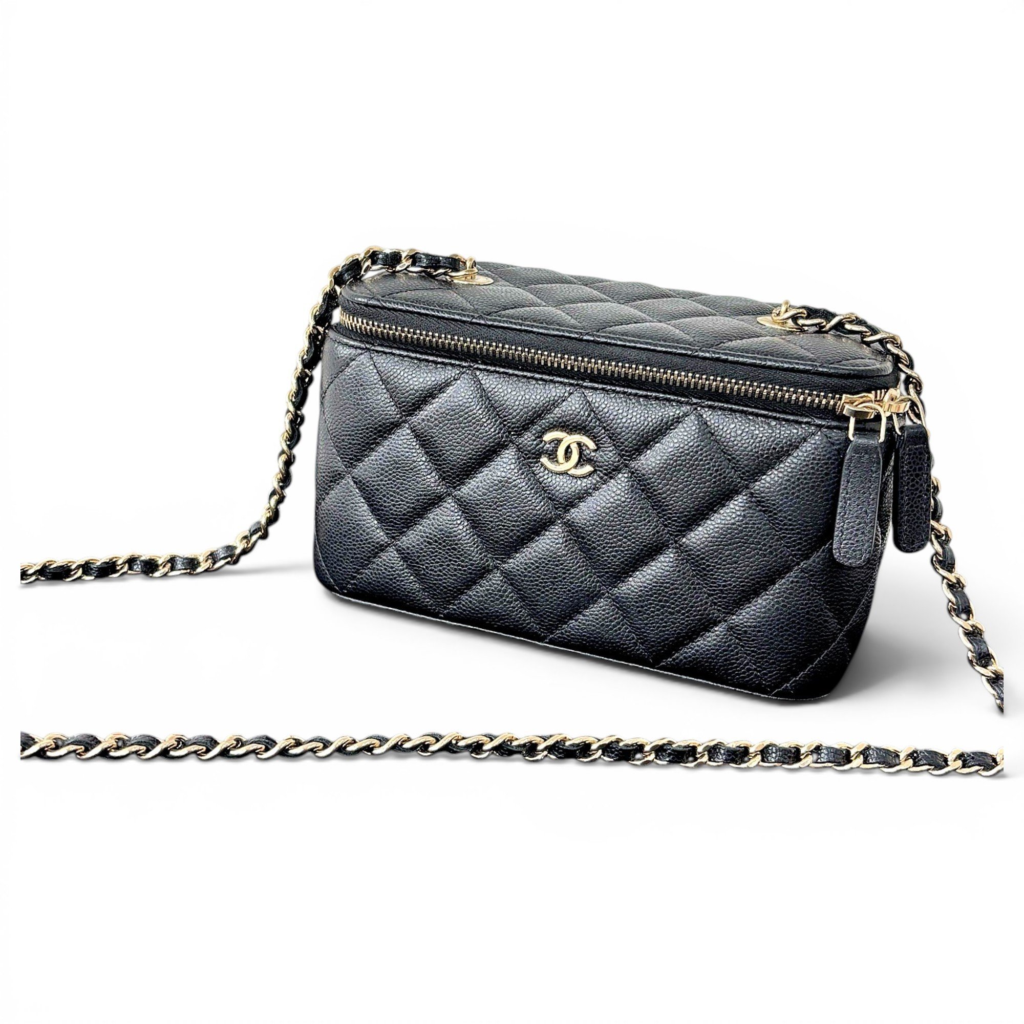 Vanity leather bag