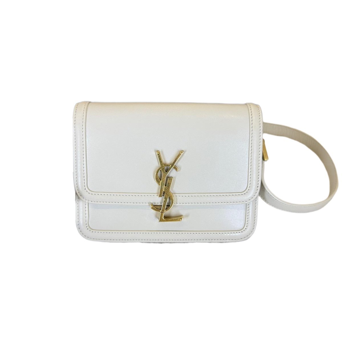 Solférino leather handbag