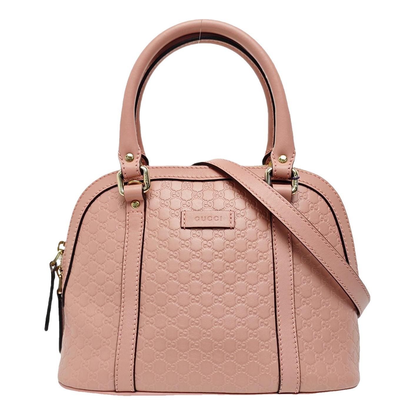 Dôme leather crossbody bag