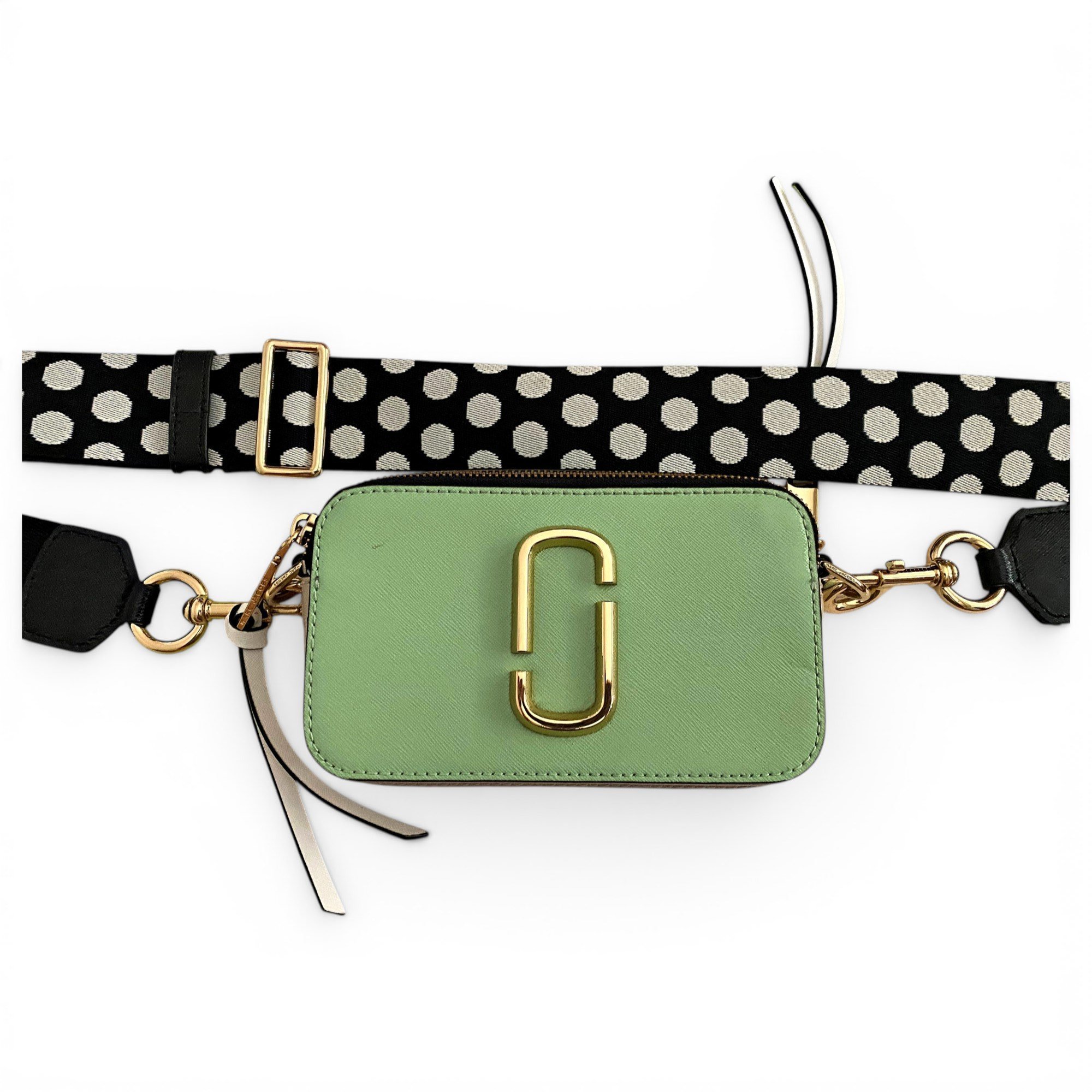 Snapshot leather crossbody bag