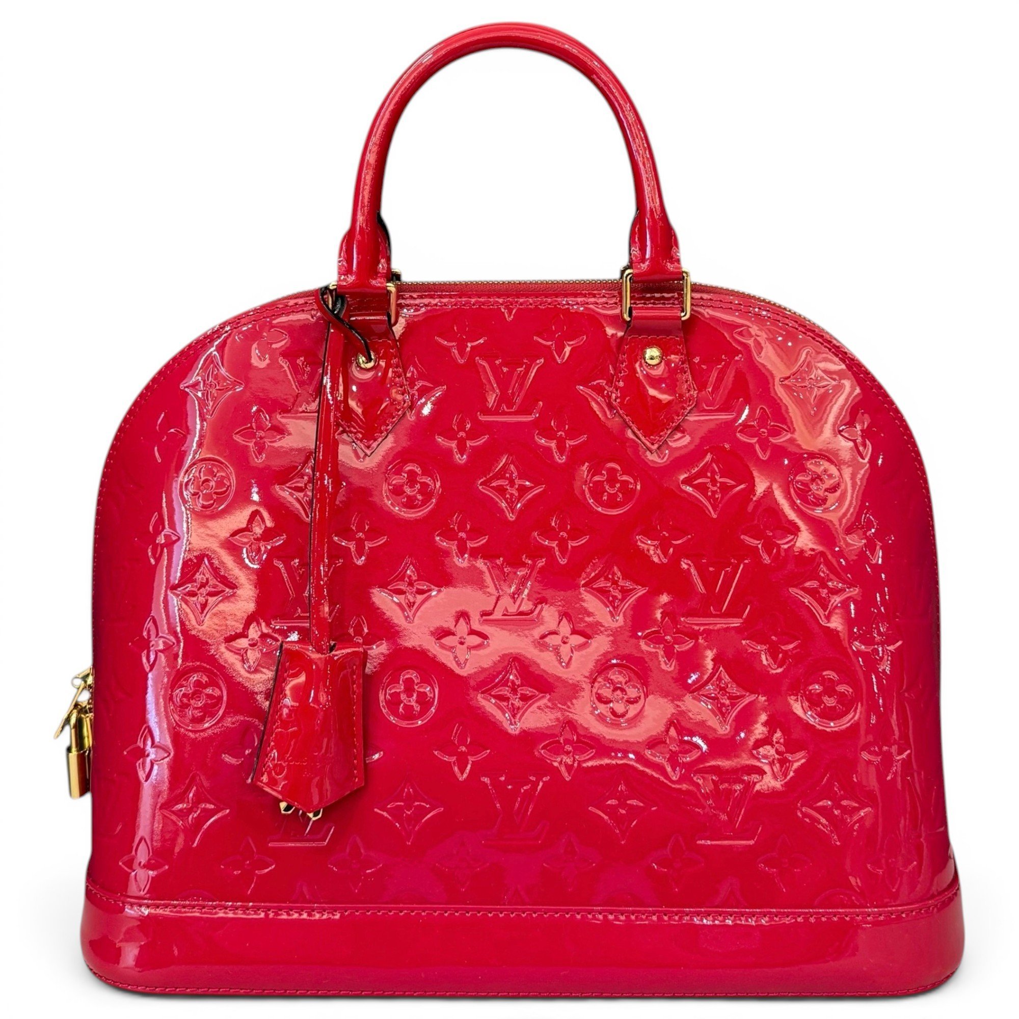 Alma patent leather handbag