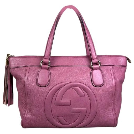 Soho Top Handle leather handbag