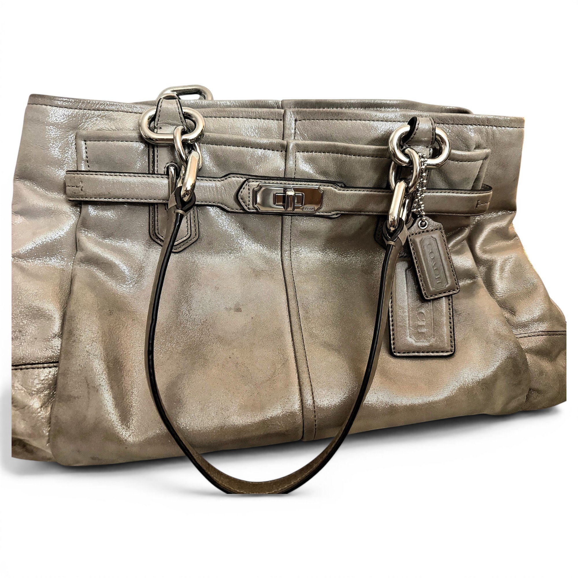 Leather handbag