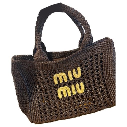Miu Miu Miu Logo tote