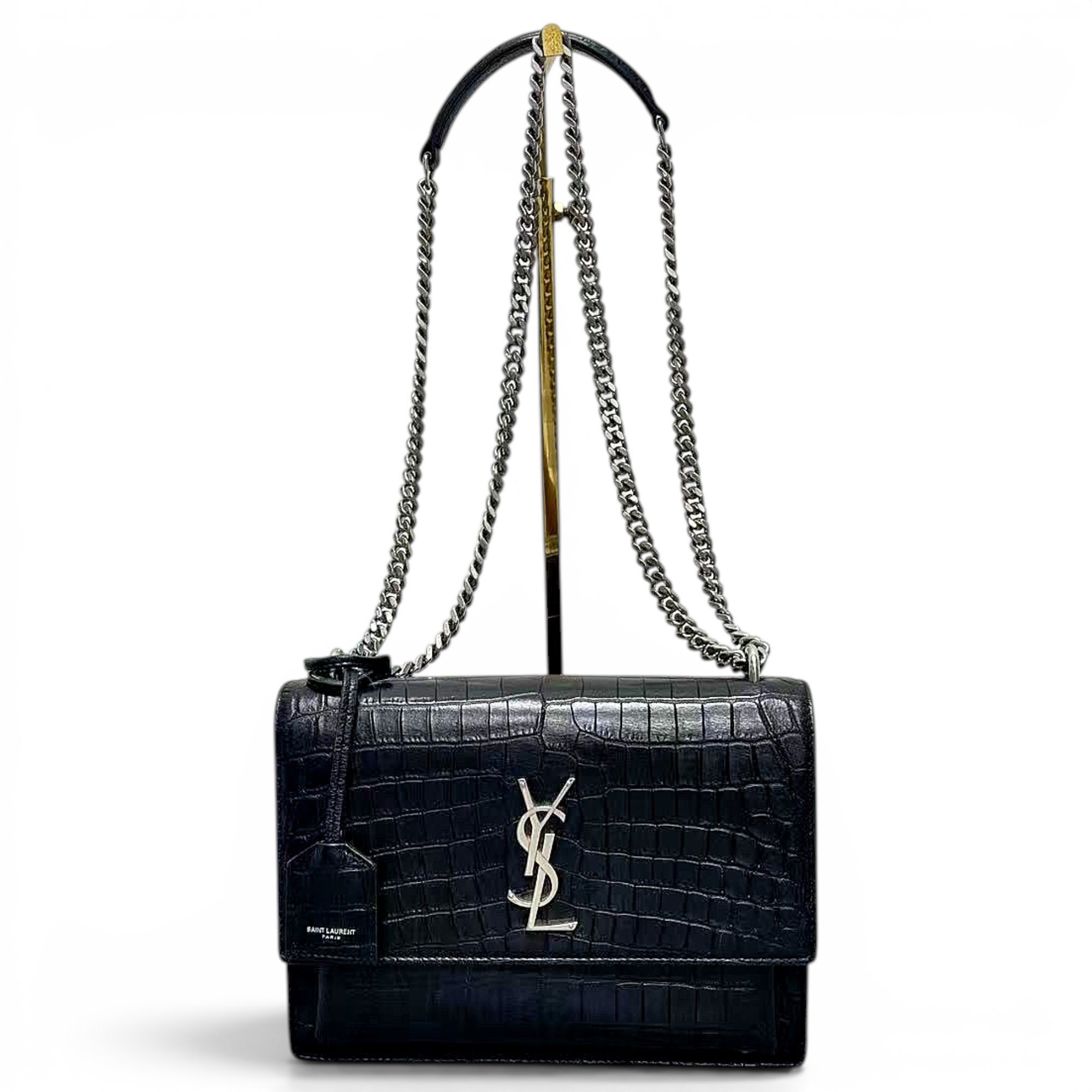 Sunset leather handbag