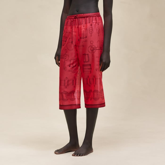 Rose Pivoine "Cahier Du Colporteur" Beach Pants