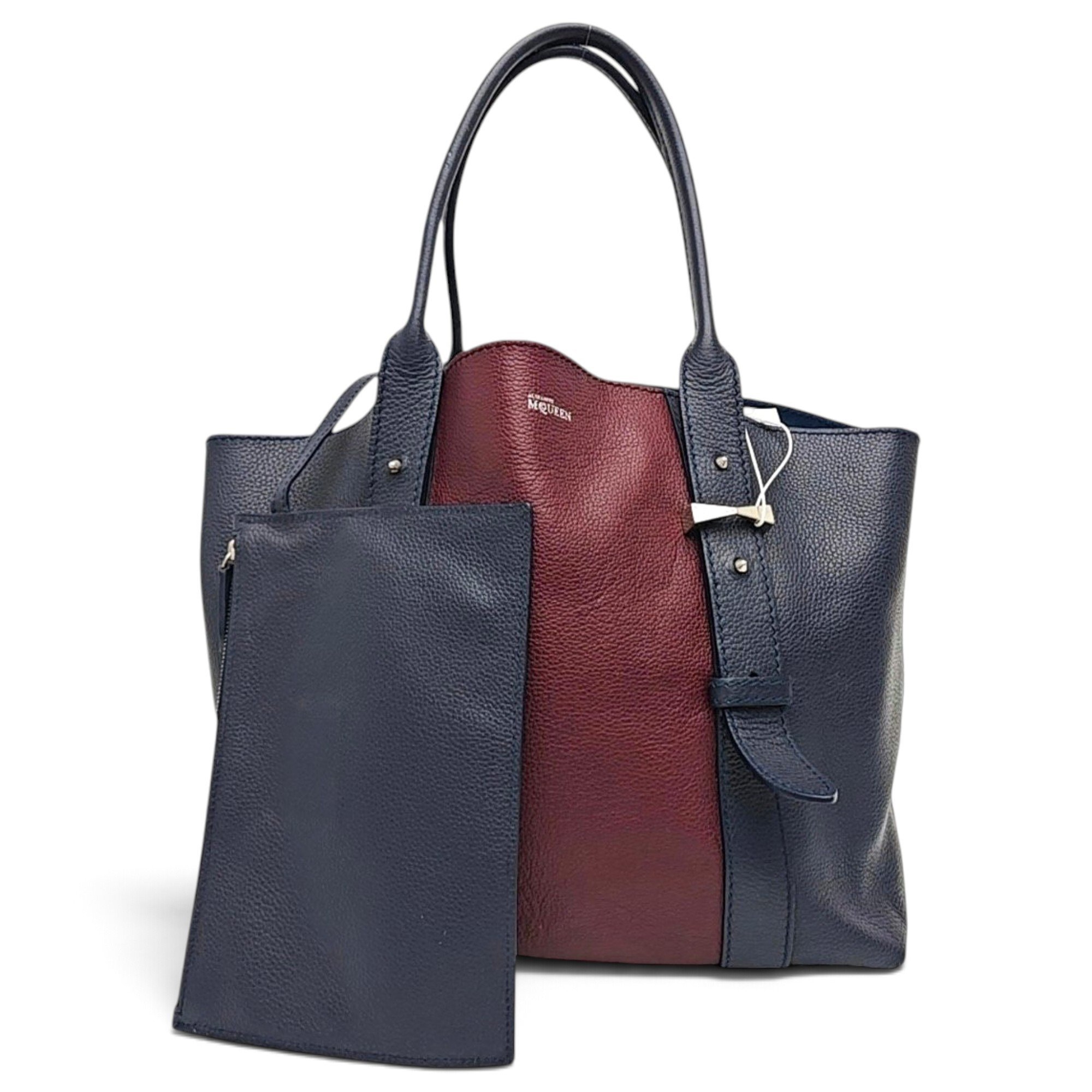 Leather tote