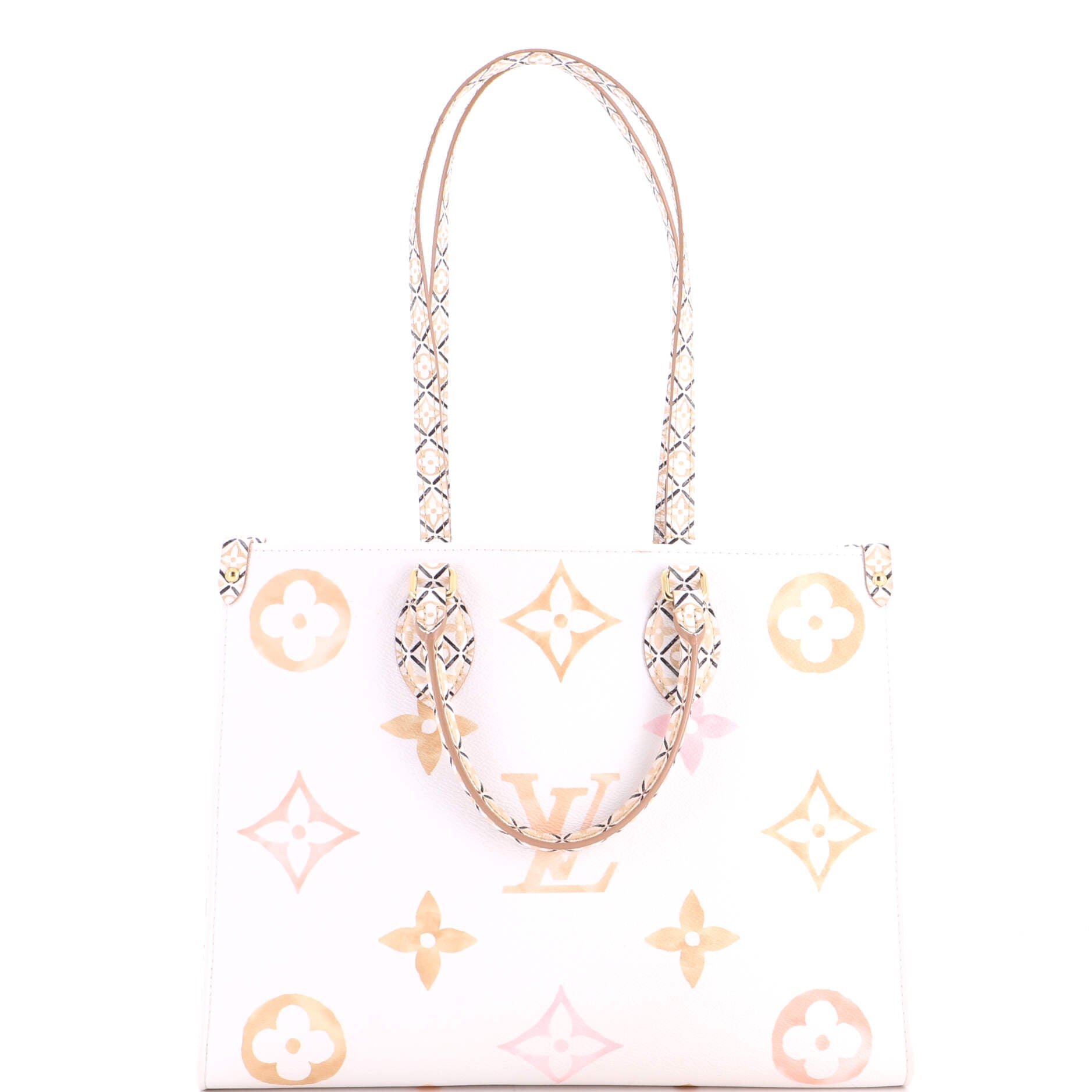 OnTheGo Tote By The Pool Monogram Watercolor Giant MM